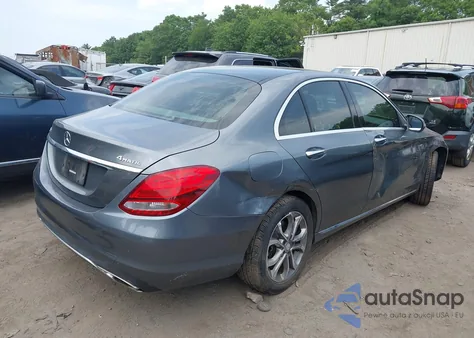 2017 Mercedes-Benz C 300 4Matic/Luxury 4Matic/Sport 4Matic from USA, damaged, VIN 55SWF4KB2HU208715